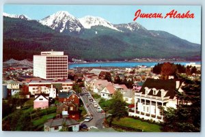 Juneau Alaska AK Postcard Bird's Eye View Of New Federal Building c1960s Vintage