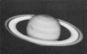 Saturn as seen through the 40 inch telescope Chicago, Illinois, USA Space Unu...