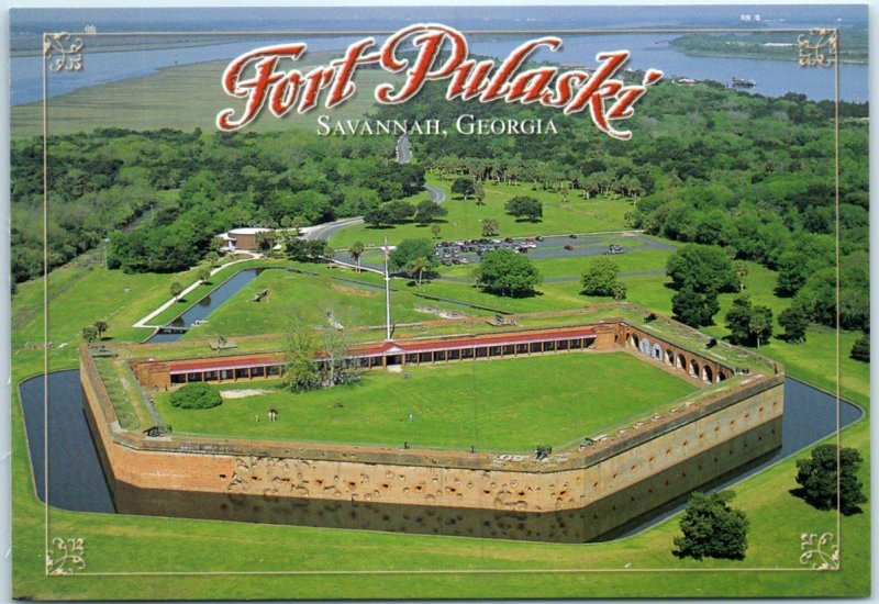 Postcard - Fort Pulaski - Savannah, Georgia