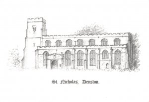 Postcard Moderne St Nicholas Denston