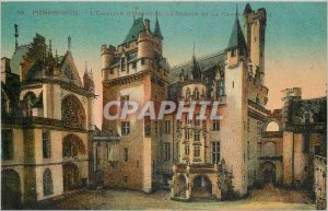 'Old Postcard Pierrefonds L''Escalier'