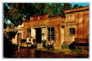 Vintage 1960's Postcard Wells Fargo Express Office Knott's Berry Farm California