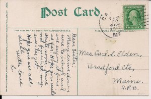 Castine ME, Baron de Castine, Founder, 1917, Beard, Hat, Explorer