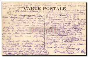 Old Postcard Chalain Potherie the castle Entree