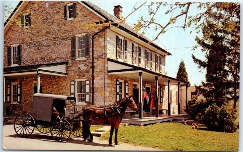 Horse & Buggy, The Amish Farm & House, East of Lancaster, Pennsylvania, USA