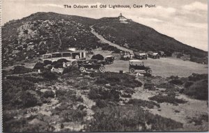 South Africa Cape Town The Outspan and Old Lighthouse Cape Point Postcard 02.75