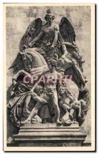 Old Postcard Paris Arc de Triomphe in the & # 39Etolle La Resistance