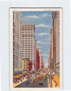 Postcard State Street, Chicago, Illinois