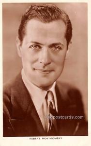 Robert Montgomery Movie Star Actor Actress Film Star Unused 