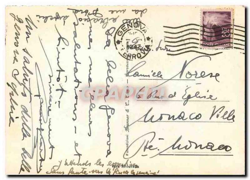 Modern Postcard Genova