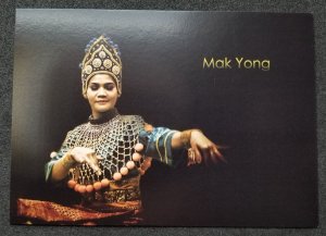 [AG] P117 Malaysia Kelantan Mak Yong Dance Drama Opera Costumes (postcard) *New