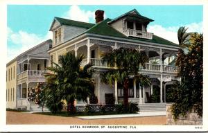 Florida St Augustine Hotel Kenwood Curteich