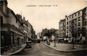 CPA SURESNES Place Trarieux (413085)