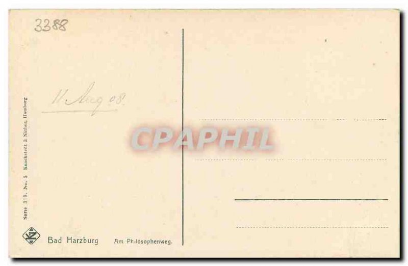 Modern Postcard Bad Harzburg Am Philosophenweg