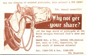 North Georgia Postcard Club Show 1985