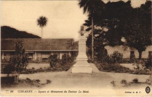 PC CONAKRY SQUARE ET MONUMENT DU DOCTEUR LE MOAL FRENCH GUINEA (a28722)