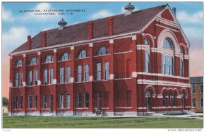 Auditorium, Valparaiso University, VALPARAISO, Indiana, 1930-1940s