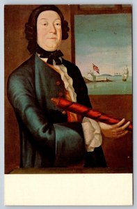 John Clarke Portrait, Salem Massachusetts, Art Postcard By John Greenwood