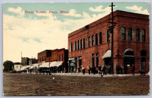 K31/ Tracy Minnesota Postcard c1910 Front Street Stores 336