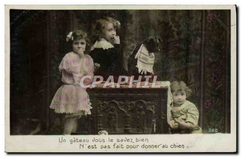 Old Postcard Fantasy Children