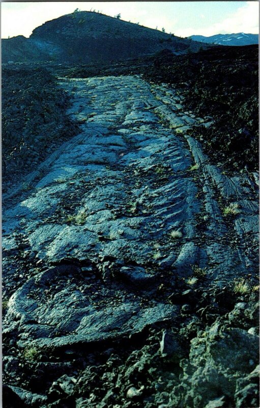 Vintage Idaho Postcard, Lava field , Craters of the Moon National Monument, pb24