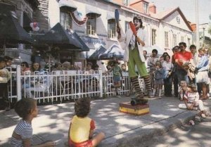 Quebec Summer Festival Canada Canadian 1980s Postcard