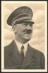 3rd Reich Germany Hitler Portrait RPPC Used 1938 Breslau 103643