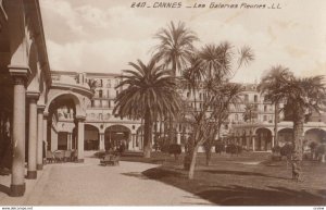 RP: Cannes , France , 1910-30s ; Les Galaries Fleuries