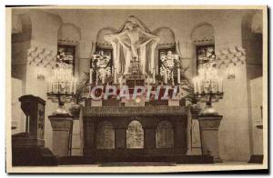 Old Postcard Douaumont major altar of the Catholic Chapel