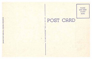 Postcard PARK SCENE Kenosha Wisconsin WI AS6699