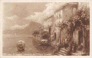 Lot106 lago di lugano gandria del pittore usadel italy real photo boat