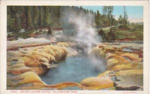 Oblong Geyser Crater Yellowstone National Park