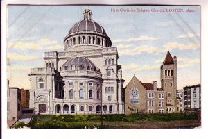 First Christian Science Church, Boston Massachusetts, Used 1907