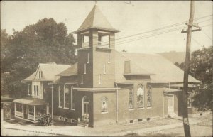 Montgomery PA Church c1905 Real Photo Postcard