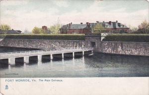 The Main Entrance Fort Monroe Virginia