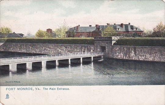 The Main Entrance Fort Monroe Virginia