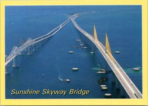 Postcard FL Sunshine Skyway Bridge