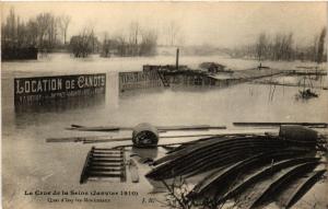 CPA PARIS Quai d'Issy les Moulineaux INONDATIONS 1910 (605841)