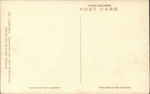 Lexington Virginia VA Washington and Lee University Chapel Vintage Postcard