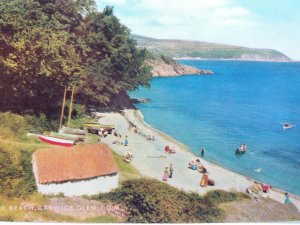 The Beach Garwick Glen Isle of Man Unused Vintage IOM Postcard 1960s