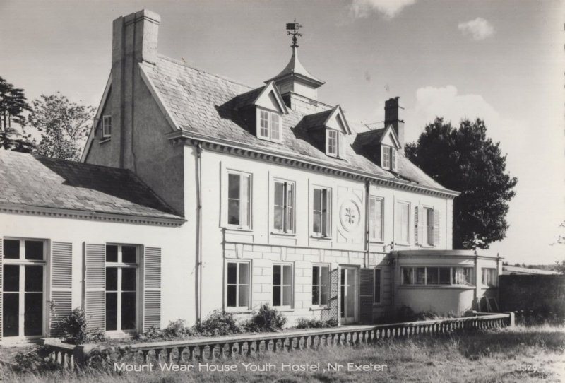 Mount Wear House Youth Hostel Exeter 1940s Real Photo Postcard