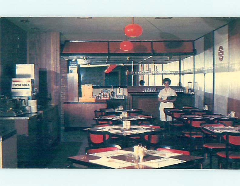 Unused Pre-1980 RESTAURANT SCENE Antigonish Nova Scotia NS F7910