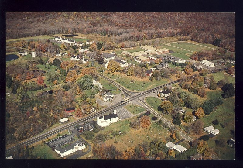 Columbia, Connecticut/CT/Conn Postcard, Spectacular Aerial View