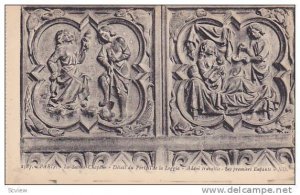 La Sainte-Chapelle, Detail Du Portail De La Loggia, Adam Travaille, Ses Premi...