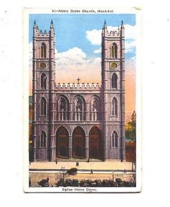 Notre Dame Church Montreal, Quebec, 1927