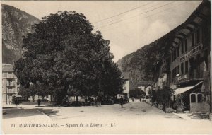 CPA MOUTIERS MOUTIERS-SALINS - Square de la Liberte (1250624)