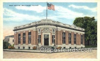 Belvidere, IL USA Post Office Unused 