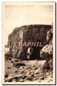 Old Postcard Quiberon La Cote Sauvage Ark De Port Blanc