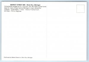 BIRCH RUN, Michigan MI ~ Roadside MARKET STREET INN Restaurant 4x6 Postcard