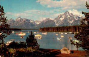 Wyoming Grand Teton National Park Colter Bay Marina